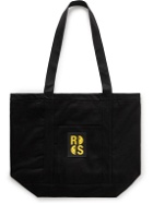 Raf Simons - Smiley Logo-Appliquéd Denim Tote Bag
