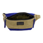 Master-Piece Co Beige and Blue Revise Waterproof Waist Pouch