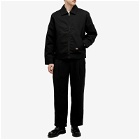 Dime Men's Pleated Twill Trousers in Black