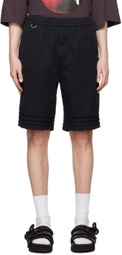 Undercoverism Black Drawstring Shorts