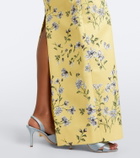 Emilia Wickstead Laelia floral bustier gown