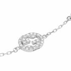 Gucci Women's Interlocking G Diamond Bracelet in White Gold