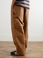 Carhartt WIP - Wide-Leg Cotton-Canvas Trousers - Brown