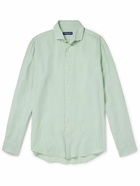 Frescobol Carioca - Antonio Linen Shirt - Green