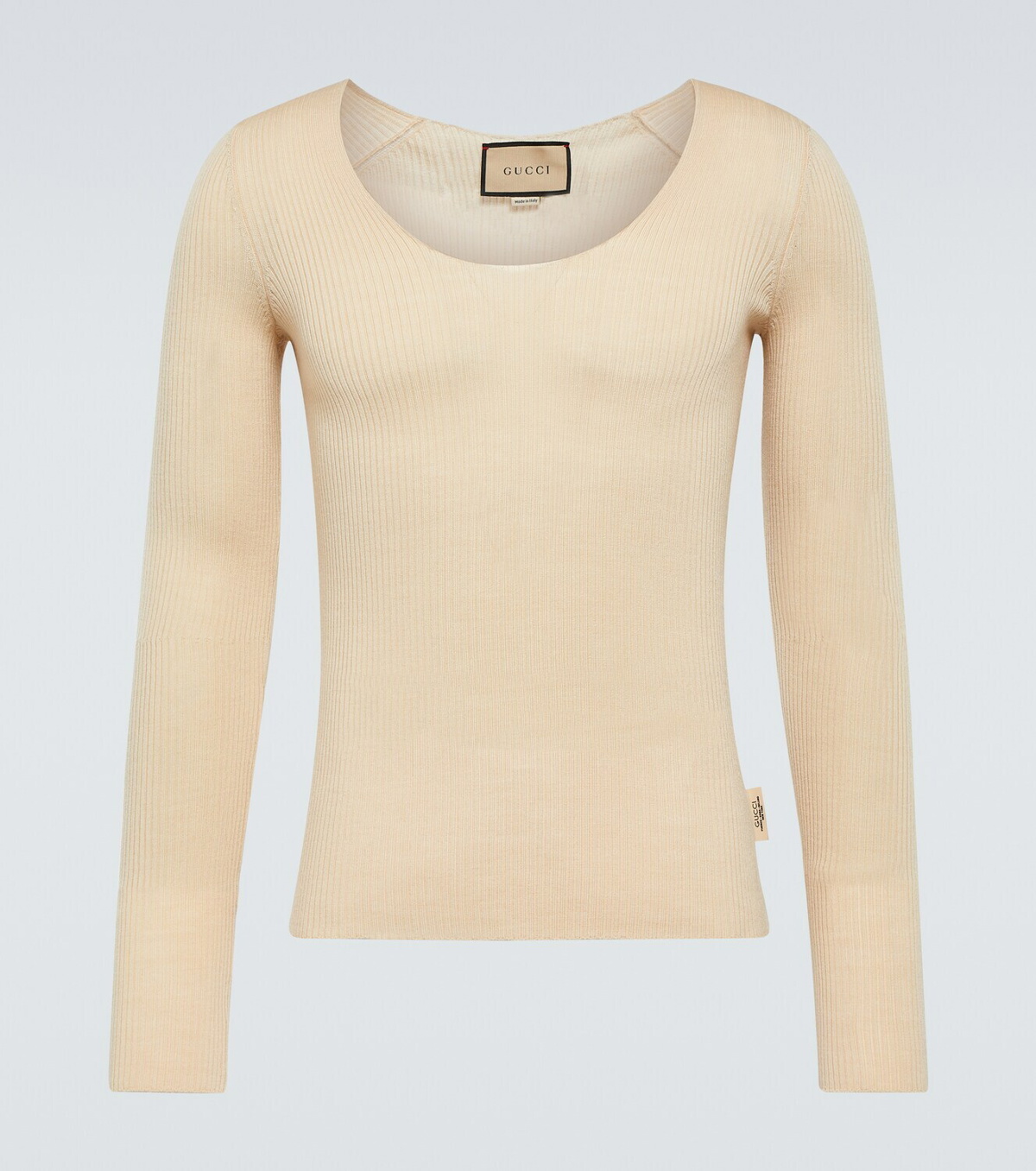 Gucci Ribbed-knit wool sweater