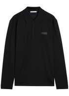 Givenchy Logo-appliquéd Piqué Cotton Polo Shirt Black