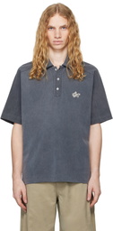 Serapis Gray Dyed Sailor Polo