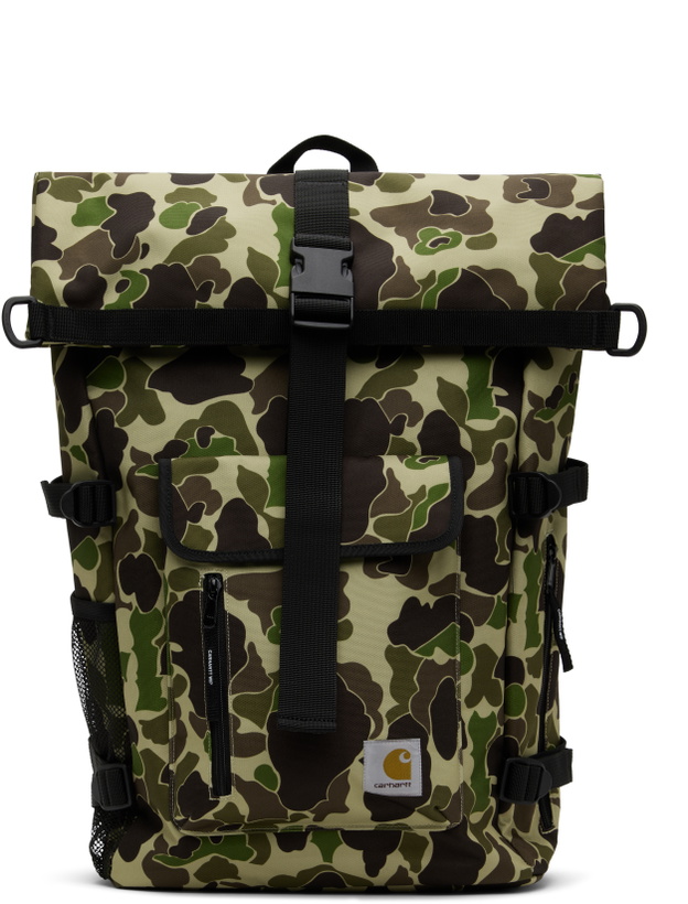 Photo: Carhartt Work In Progress Green Philis Backpack