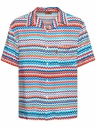 MISSONI - Striped Viscose Short Sleeve Shirt