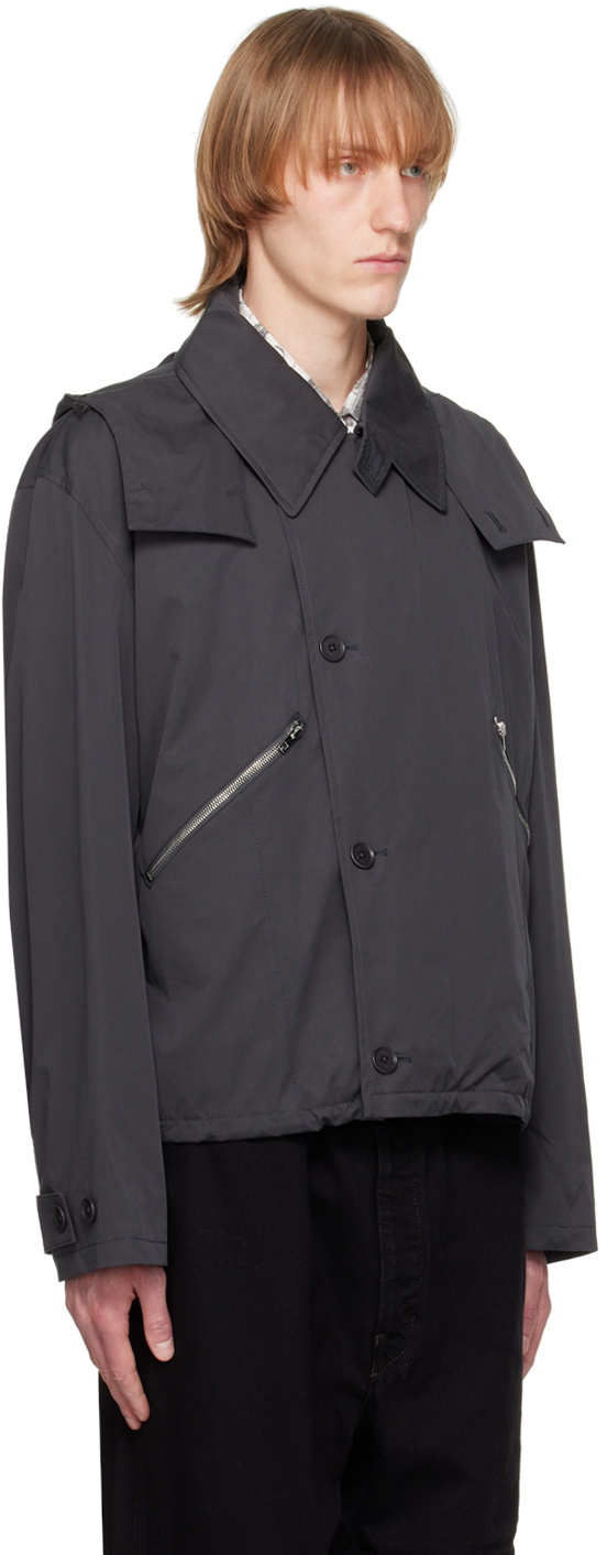 LEMAIRE Gray Military Jacket Lemaire