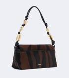 Simkhai Piedra printed calf hair shoulder bag