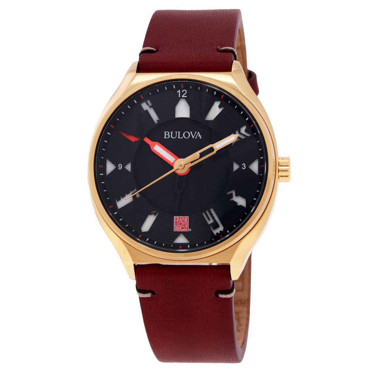 Bulova Automatic Black Dial Mens Watch 97A192