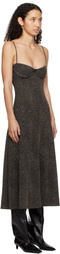 Beaufille Black Ariel Midi Dress