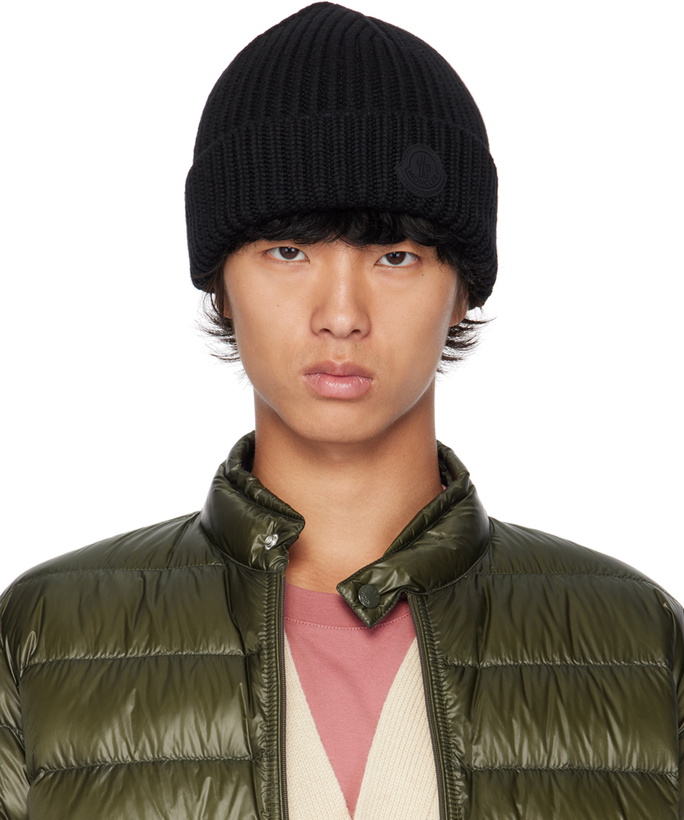 Photo: Moncler Black Wool Beanie