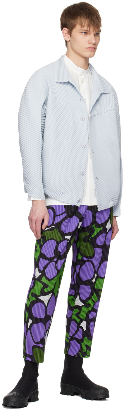 HOMME PLISSÉ ISSEY MIYAKE White Bow-Tie Press Shirt Homme Plisse