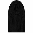 MHL by Margaret Howell Men's Ribbed Balaclava in Black