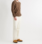 Folk - Patrice Mélange Merino Wool Sweater - Brown