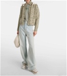 Moncler Cropped cotton-blend cardigan