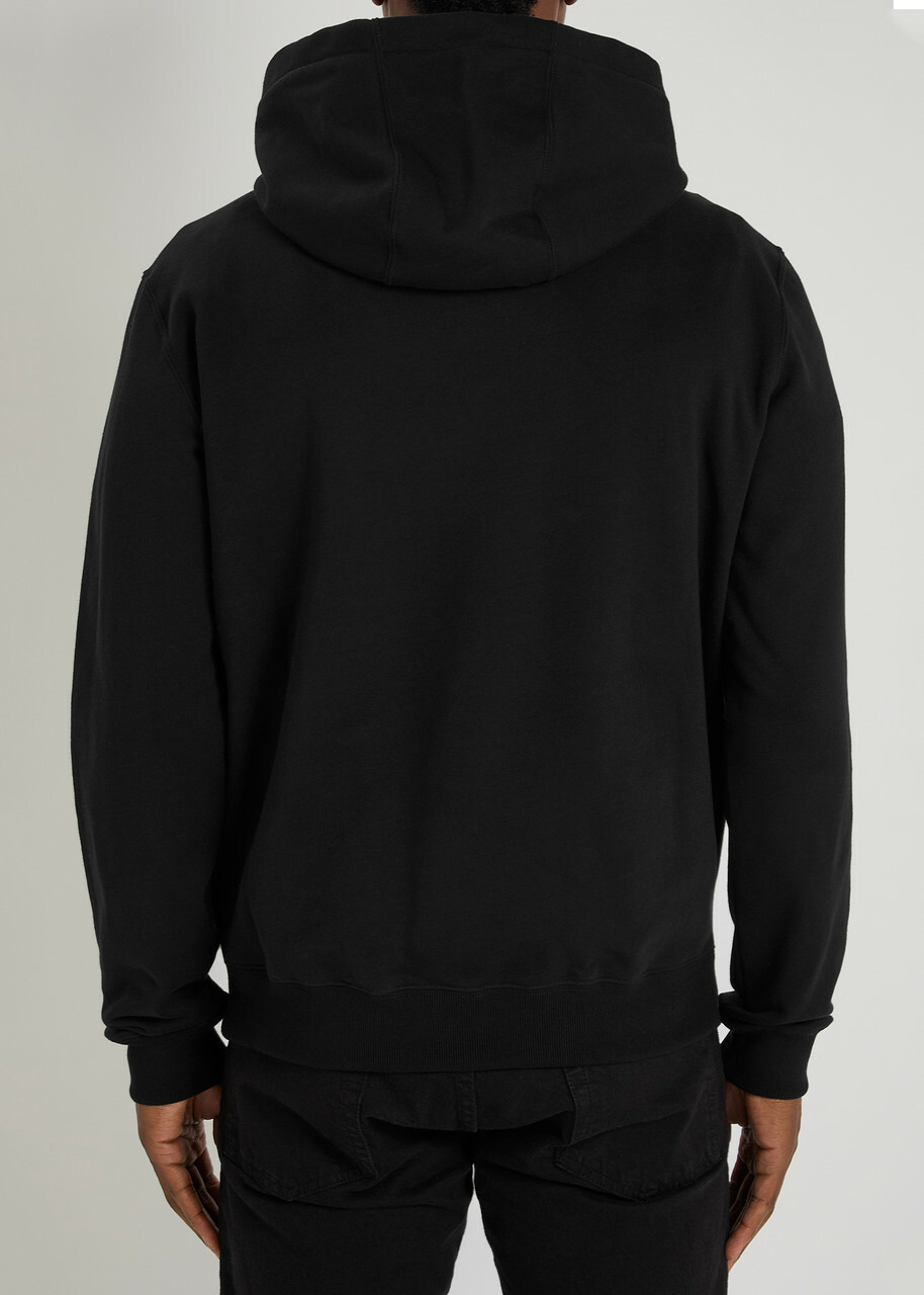 Versace Logo-printed Cotton Sweatshirt Black