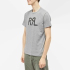 RRL Men's Logo T-Shirt in Heather Grey