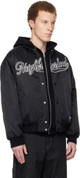Neighborhood Black Baseball Bomber Jacket