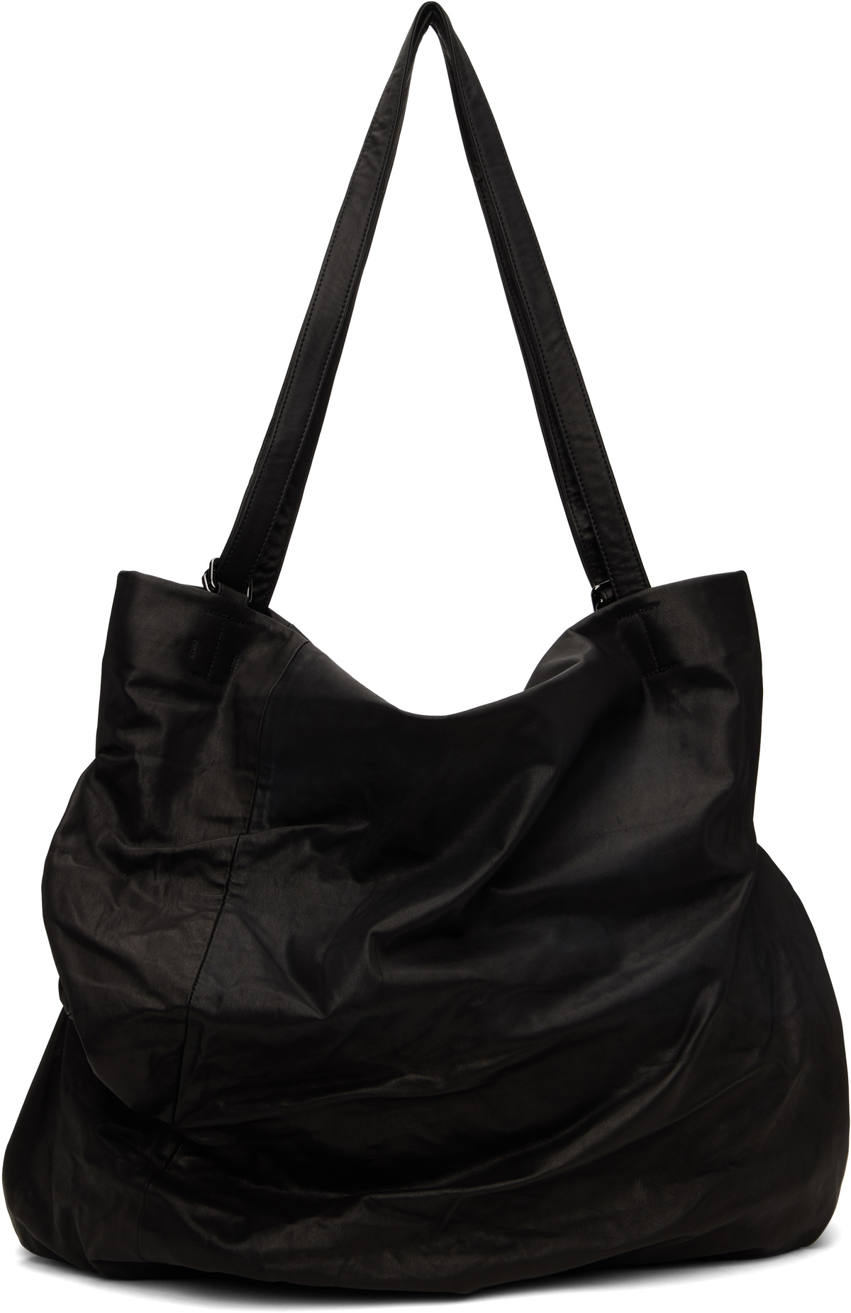 Yohji Yamamoto Black Peel Tote Yohji Yamamoto