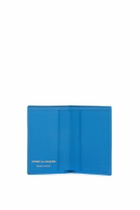 COMME DES GARCONS WALLET leather compact wallet Blue