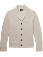 TOM FORD - Ribbed Cashmere Cardigan - Gray