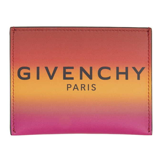 Photo: Givenchy Orange Gradient Card Holder