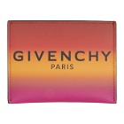 Givenchy Orange Gradient Card Holder