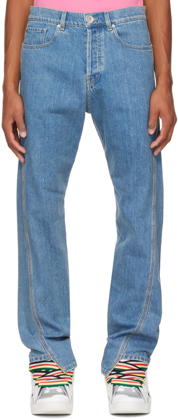 Photo: Lanvin Blue Tapered Jeans