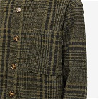 Fucking Awesome Men's Wool Duck Flannel Overshirt in Green/Black