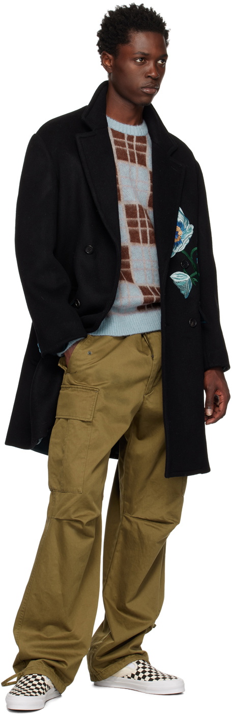 Awake NY Black Oversized Coat Awake NY