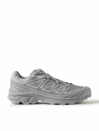 Salomon - XT-6 Rubber-Trimmed Mesh Sneakers - Gray