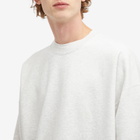 Y-3 Men's Core Logo Crew Sweat in Light Grey
