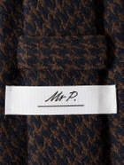 Mr P. - 8cm Houndstooth Wool and Silk-Blend Tie