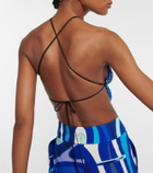 Pucci - Sequined halterneck top