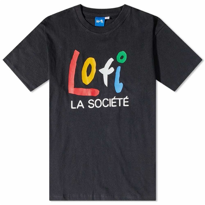 Photo: Lo-Fi Men's La Societe T-Shirt in Black