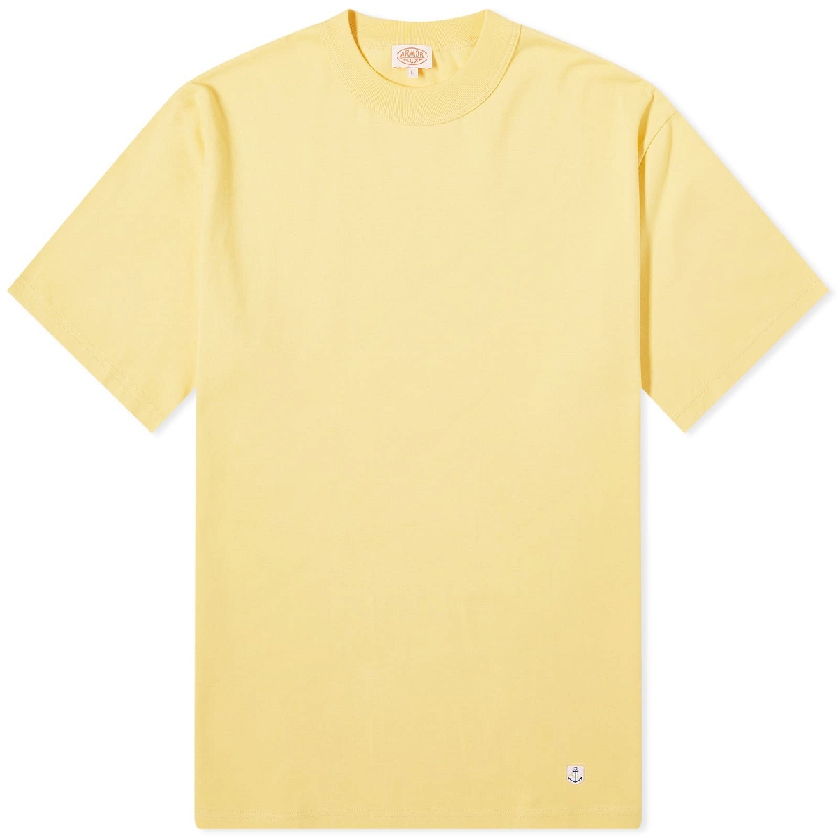 Photo: Armor-Lux Men's 70990 Classic T-Shirt in Yellow