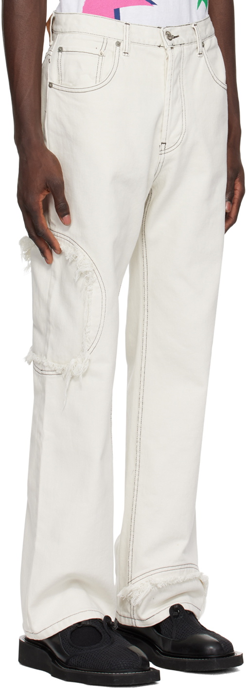 Edward Cuming Off-White Circle Window Jeans Edward Cuming