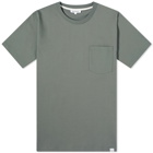 Norse Projects Men's Johannes Organic Pocket T-shirt in Pewter