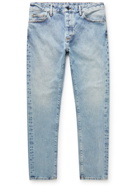 Palm Angels - Straight-Leg Logo-Print Jeans - Blue