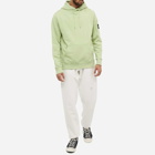 Calvin Klein Men's Monogram Sleeve Badge Hoody in Jaded Green