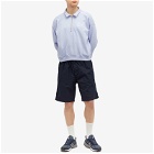 Sporty & Rich Men's 94 Country Club Quarter Zip Sweat in Chambray/White