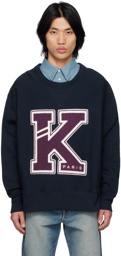Kenzo Navy Kenzo Paris Varsity Sweatshirt