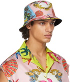 Versace Reversible Pink Trésor de la Mer Bucket Hat