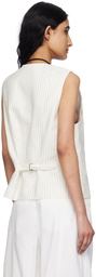 rag & bone Off-White Erin Vest