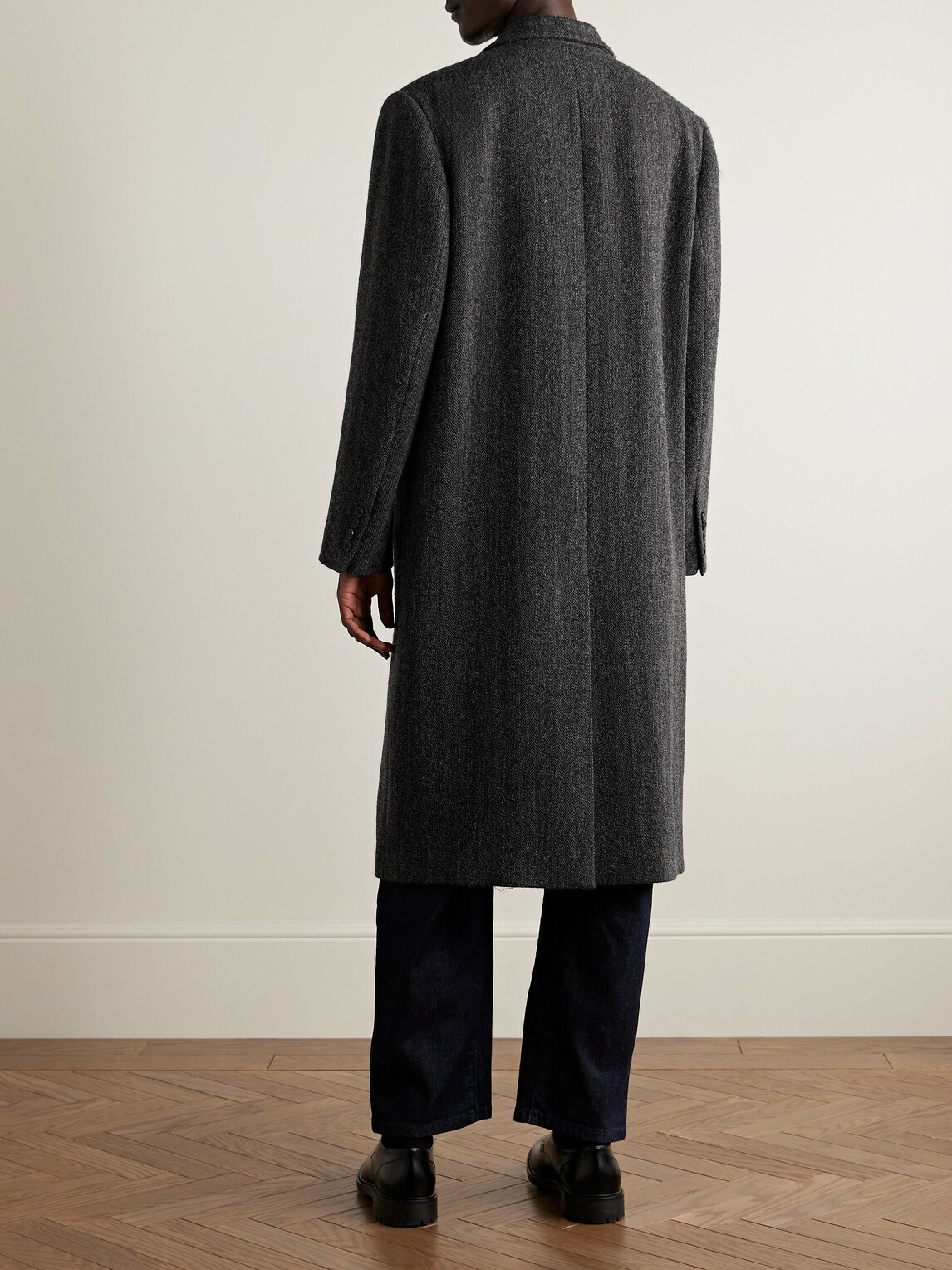 Nili Lotan - Eros Herringbone Coat - Gray