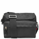 Gucci Men's Nylon GG Crossbody Bag in Black 