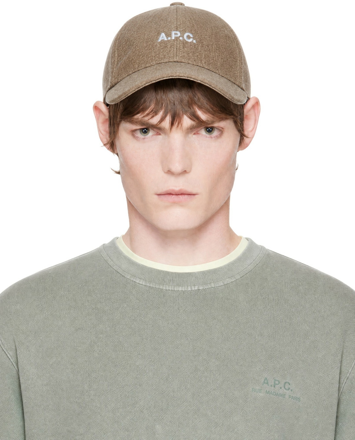A.P.C. Brown Charlie Baseball Cap